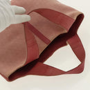 BOTTEGA VENETA Hand Bag Canvas Pink Auth 94232-6