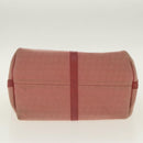 BOTTEGA VENETA Hand Bag Canvas Pink Auth 94232-5