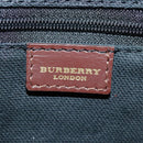 BURBERRY Nova Check Hand Bag PVC Beige Auth 94233-19