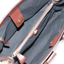 BURBERRY Nova Check Hand Bag PVC Beige Auth 94233-10