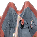 BURBERRY Nova Check Hand Bag PVC Beige Auth 94233-21