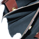 BURBERRY Nova Check Hand Bag PVC Beige Auth 94233-11