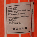 CHANEL Shirt Cotton Orange CC Auth 94245AM-18