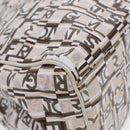 Salvatore Ferragamo Tote Bag Leather White Silver Auth 94246-15