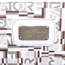 Salvatore Ferragamo Tote Bag Leather White Silver Auth 94246-10