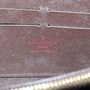 LOUIS VUITTON Damier Ebene Zippy Wallet Long Wallet N41661 LV Auth 94256-17