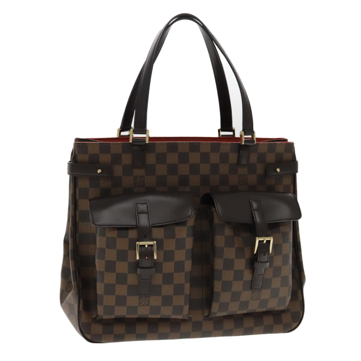 LOUIS VUITTON Damier Ebene Uzes Tote Bag N51128 LV Auth 94263A