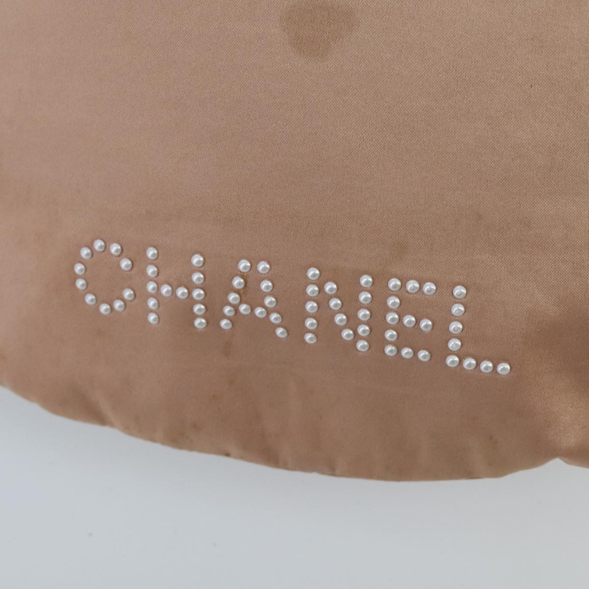 CHANEL Hand Bag Nylon Pink CC Auth 94283