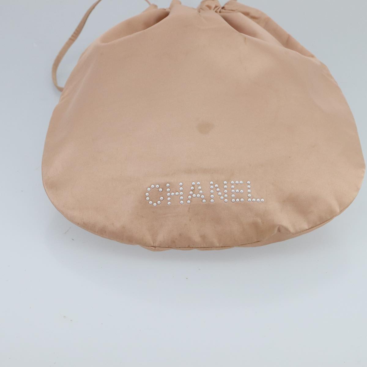 CHANEL Hand Bag Nylon Pink CC Auth 94283