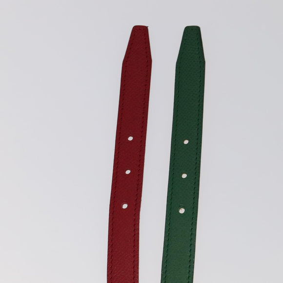 HERMES Belt Leather 28.3"""""""""""""""" Multicolor Gold Auth 94310