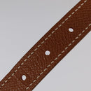 HERMES Belt Leather 28.3"" Multicolor Gold Auth 94310-14