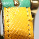 HERMES Belt Leather 28.3"" Multicolor Gold Auth 94310-11