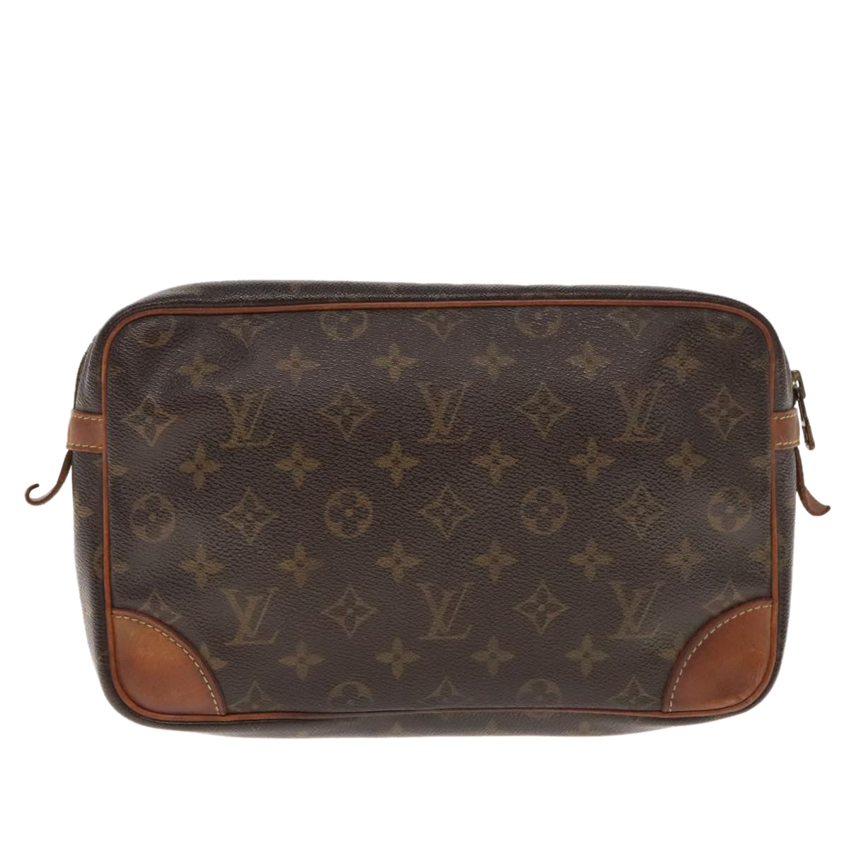 LOUIS VUITTON Monogram Compiegne 28 Clutch Bag M51845 LV Auth 94322 - 0