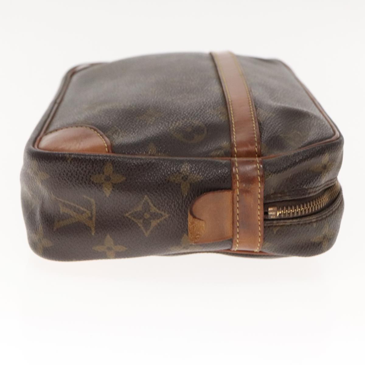 LOUIS VUITTON Monogram Compiegne 28 Clutch Bag M51845 LV Auth 94322