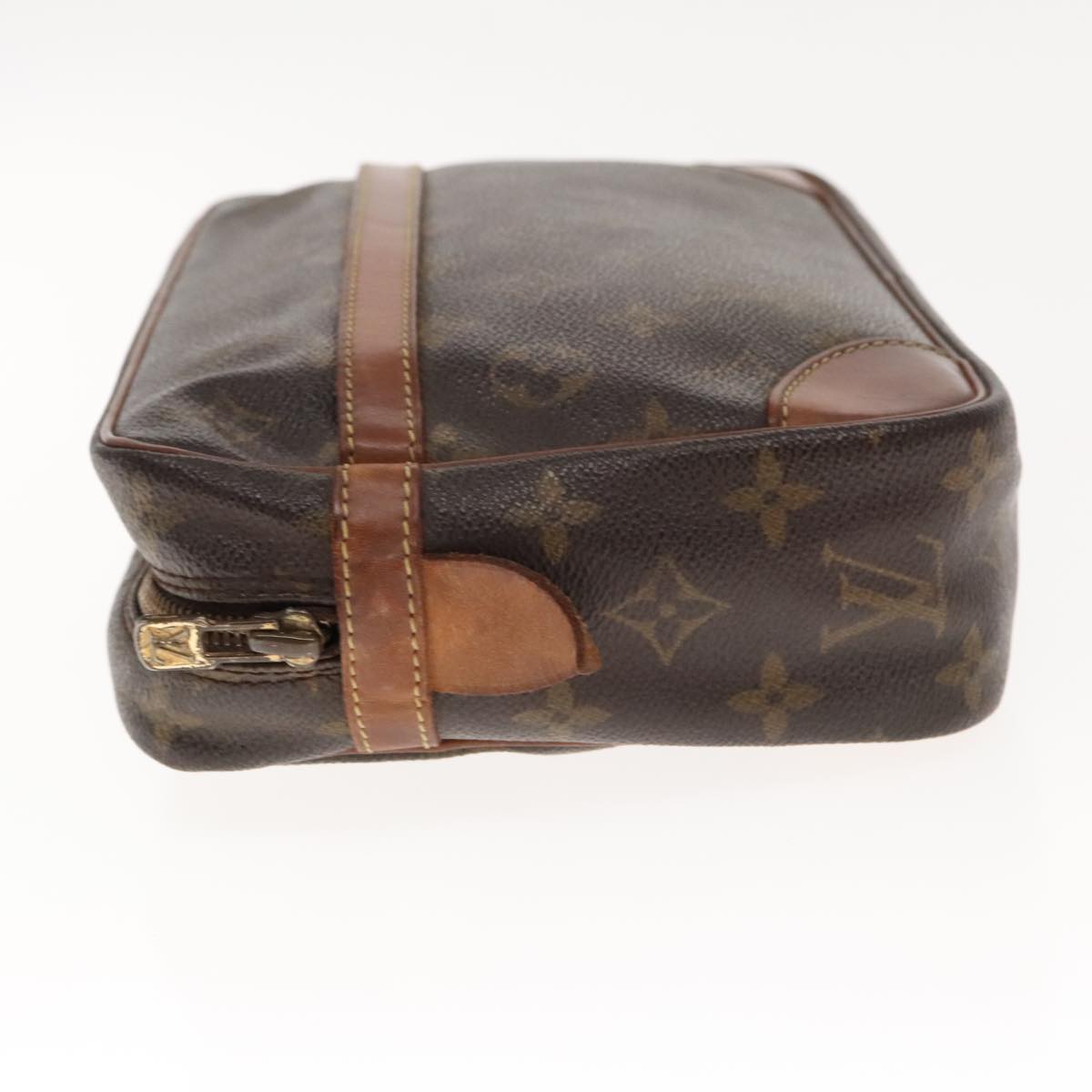 LOUIS VUITTON Monogram Compiegne 28 Clutch Bag M51845 LV Auth 94322