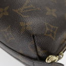 LOUIS VUITTON Monogram Trousse Demi Ronde Cosmetic Pouch M47520 LV Auth 94325-16