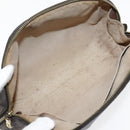 LOUIS VUITTON Monogram Trousse Demi Ronde Cosmetic Pouch M47520 LV Auth 94325-10