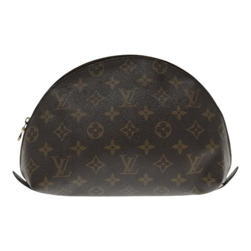 LOUIS VUITTON Monogram Trousse Demi Ronde Cosmetic Pouch M47520 LV Auth 94325 - 0