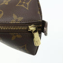 LOUIS VUITTON Monogram Trousse Demi Ronde Kosmetiktäschchen M47520 LV Auth 94328-10
