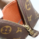 LOUIS VUITTON Monogram Trousse Demi Ronde Kosmetiktäschchen M47520 LV Auth 94328-20