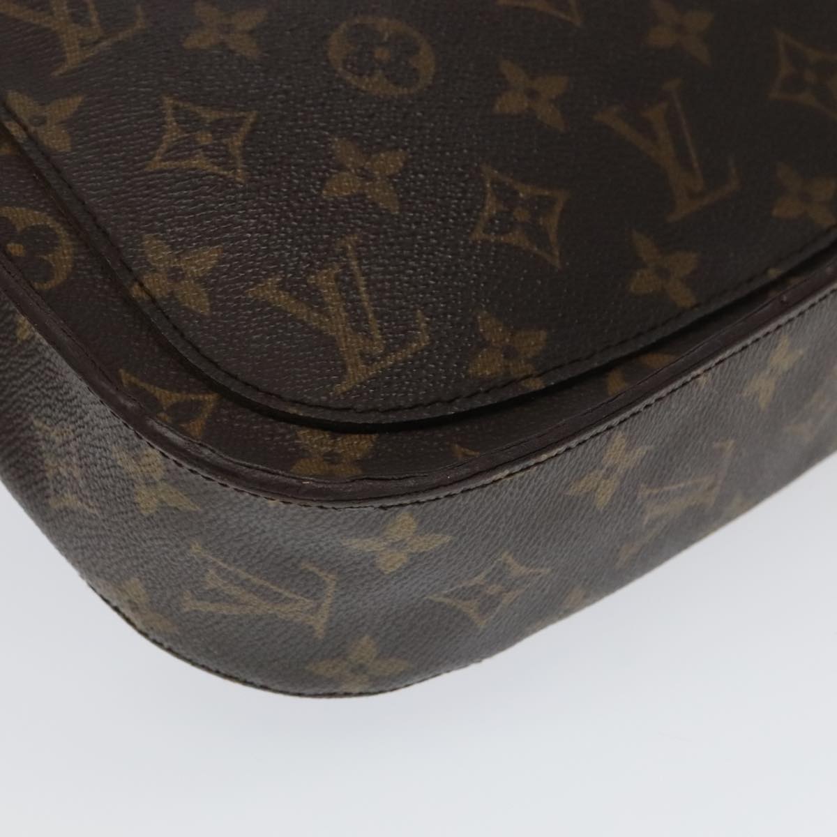 LOUIS VUITTON Monogram Saint Cloud GM Shoulder Bag M51242 LV Auth 94337