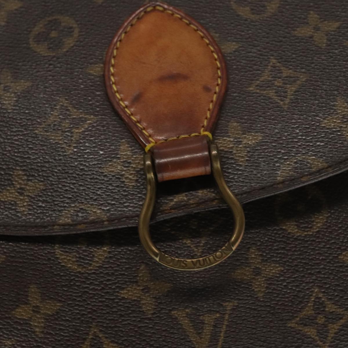 LOUIS VUITTON Monogram Saint Cloud GM Shoulder Bag M51242 LV Auth 94337