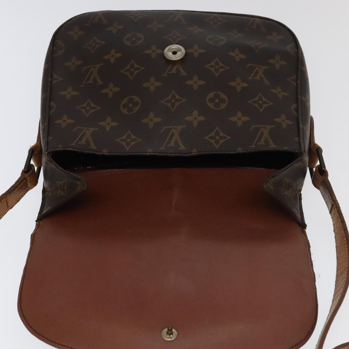 LOUIS VUITTON Monogram Saint Cloud GM Shoulder Bag M51242 LV Auth 94337