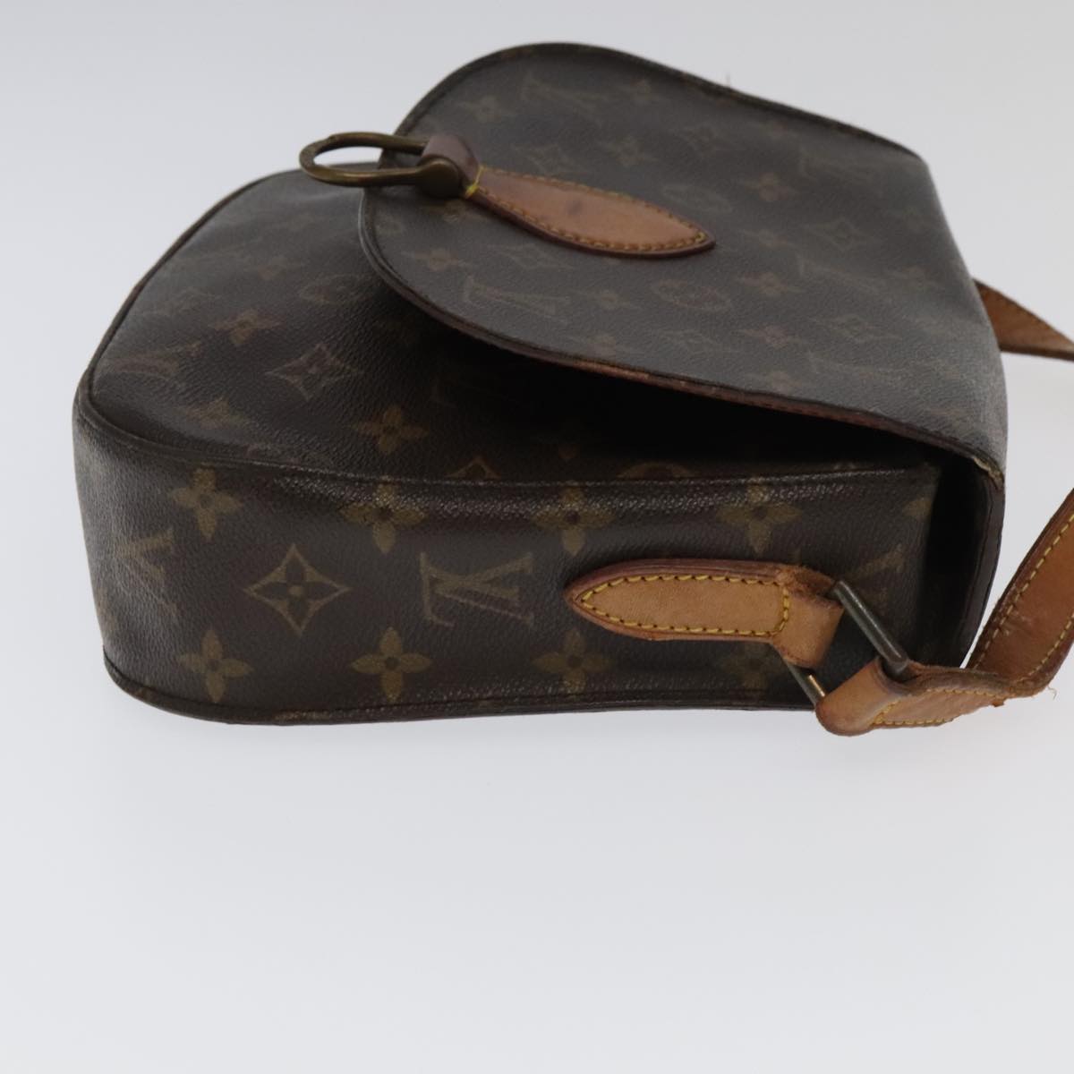 LOUIS VUITTON Monogram Saint Cloud GM Shoulder Bag M51242 LV Auth 94337