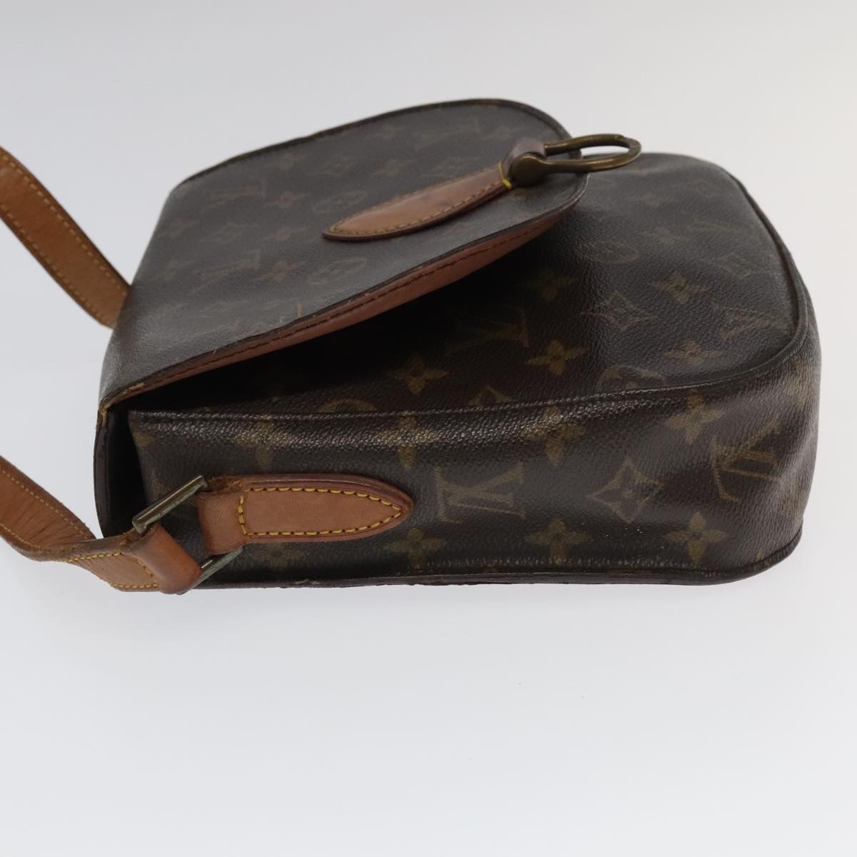 LOUIS VUITTON Monogram Saint Cloud GM Shoulder Bag M51242 LV Auth 94337