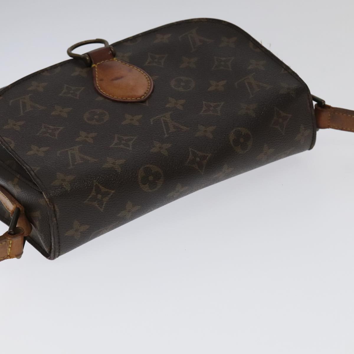 LOUIS VUITTON Monogram Saint Cloud GM Shoulder Bag M51242 LV Auth 94337