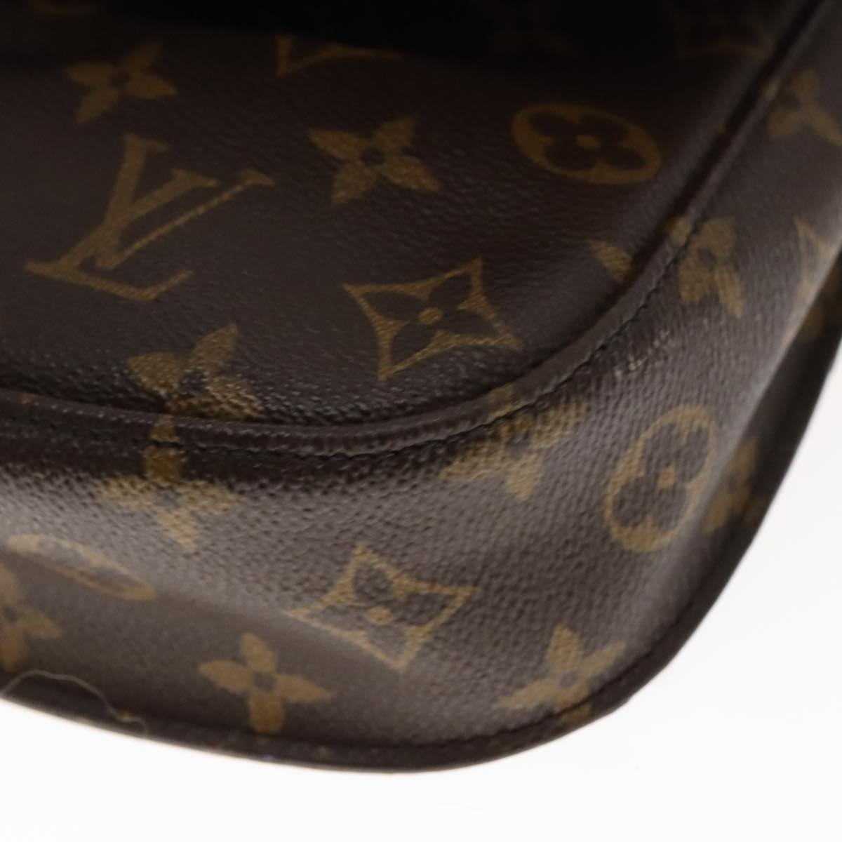 LOUIS VUITTON Monogram Saint Cloud MM Shoulder Bag M51243 LV Auth 94342