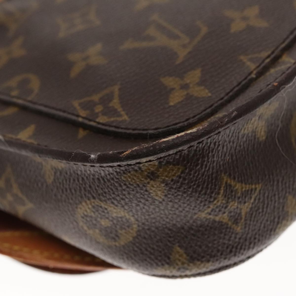 LOUIS VUITTON Monogram Saint Cloud MM Shoulder Bag M51243 LV Auth 94342