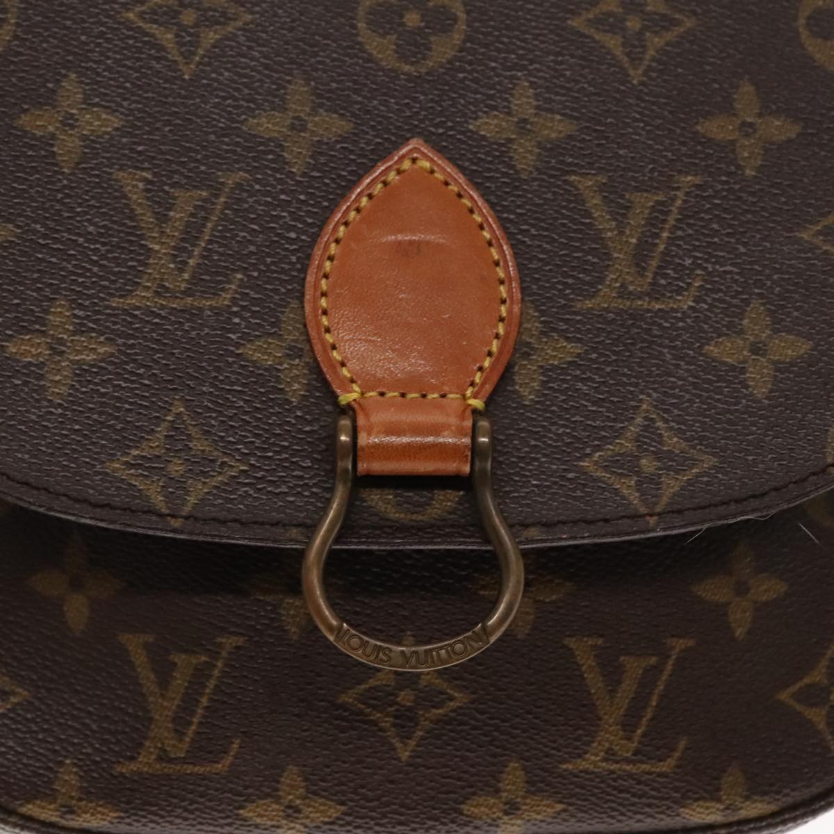 LOUIS VUITTON Monogram Saint Cloud MM Shoulder Bag M51243 LV Auth 94342