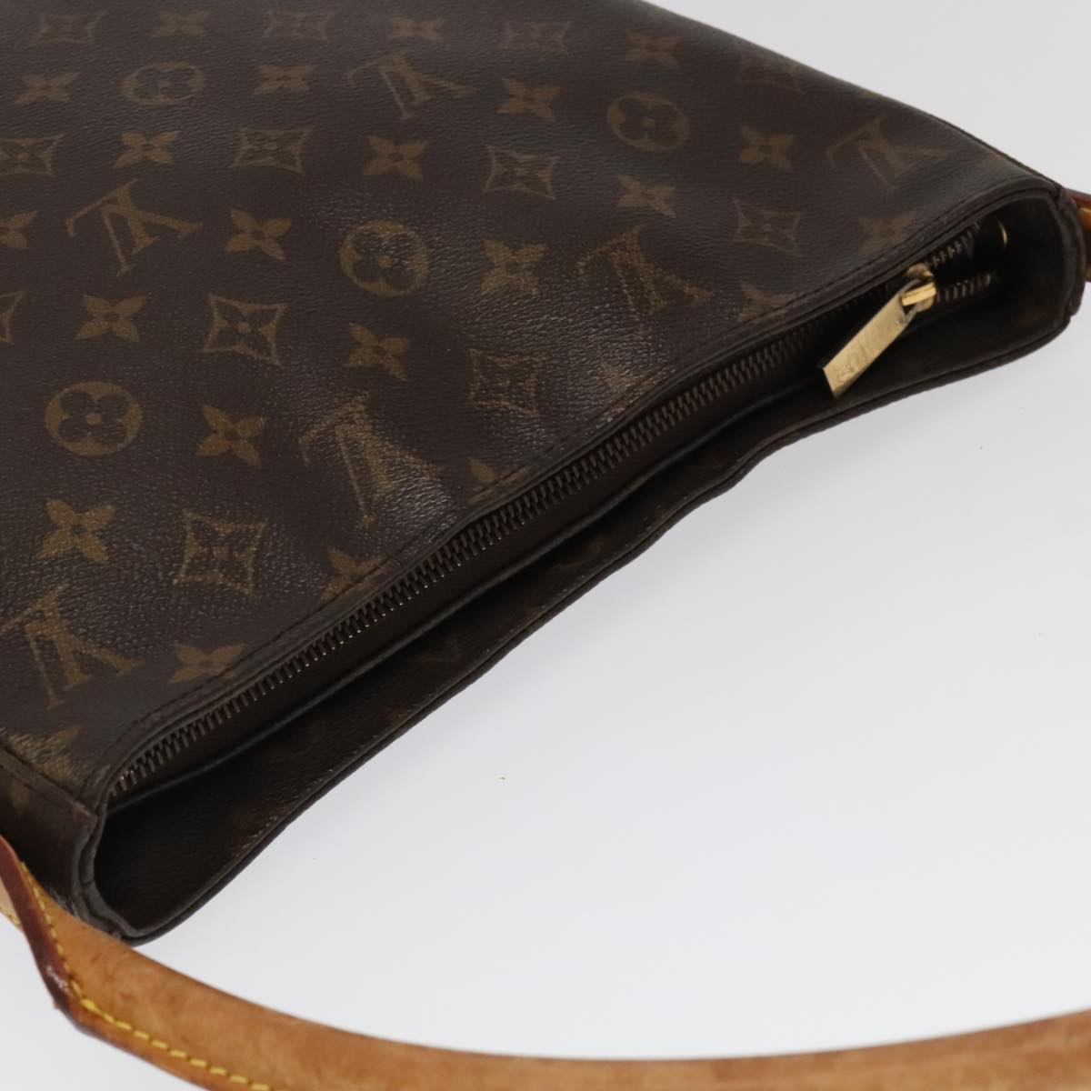 LOUIS VUITTON Monogram Looping GM Shoulder Bag M51145 LV Auth 94344