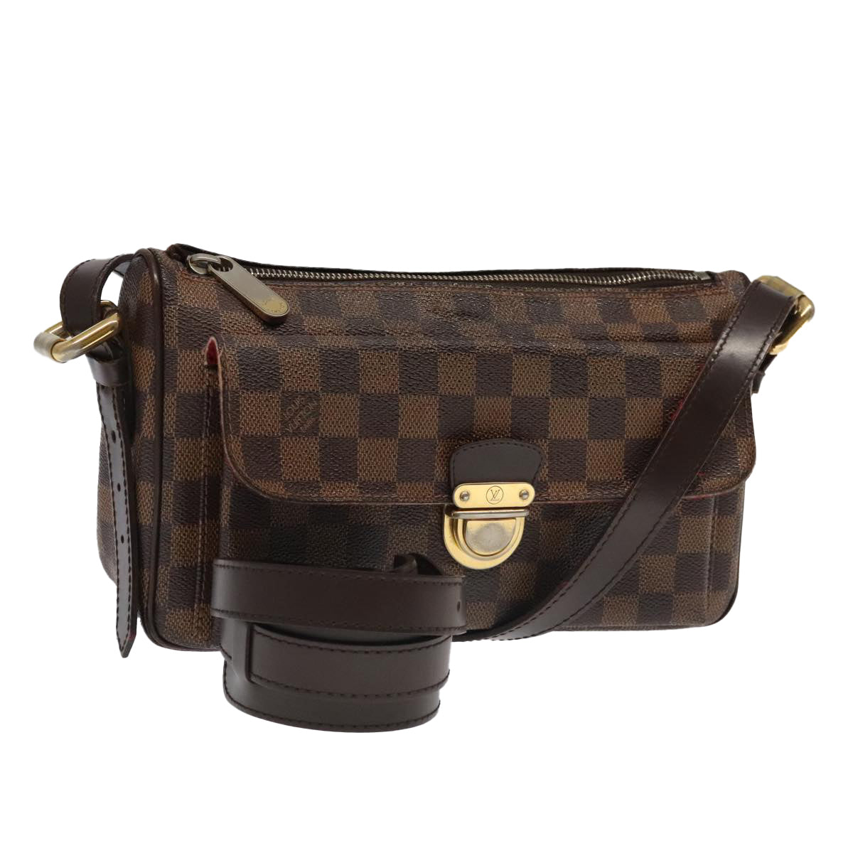 LOUIS VUITTON Damier Ebene Ravello GM Shoulder Bag N60006 LV Auth 94353