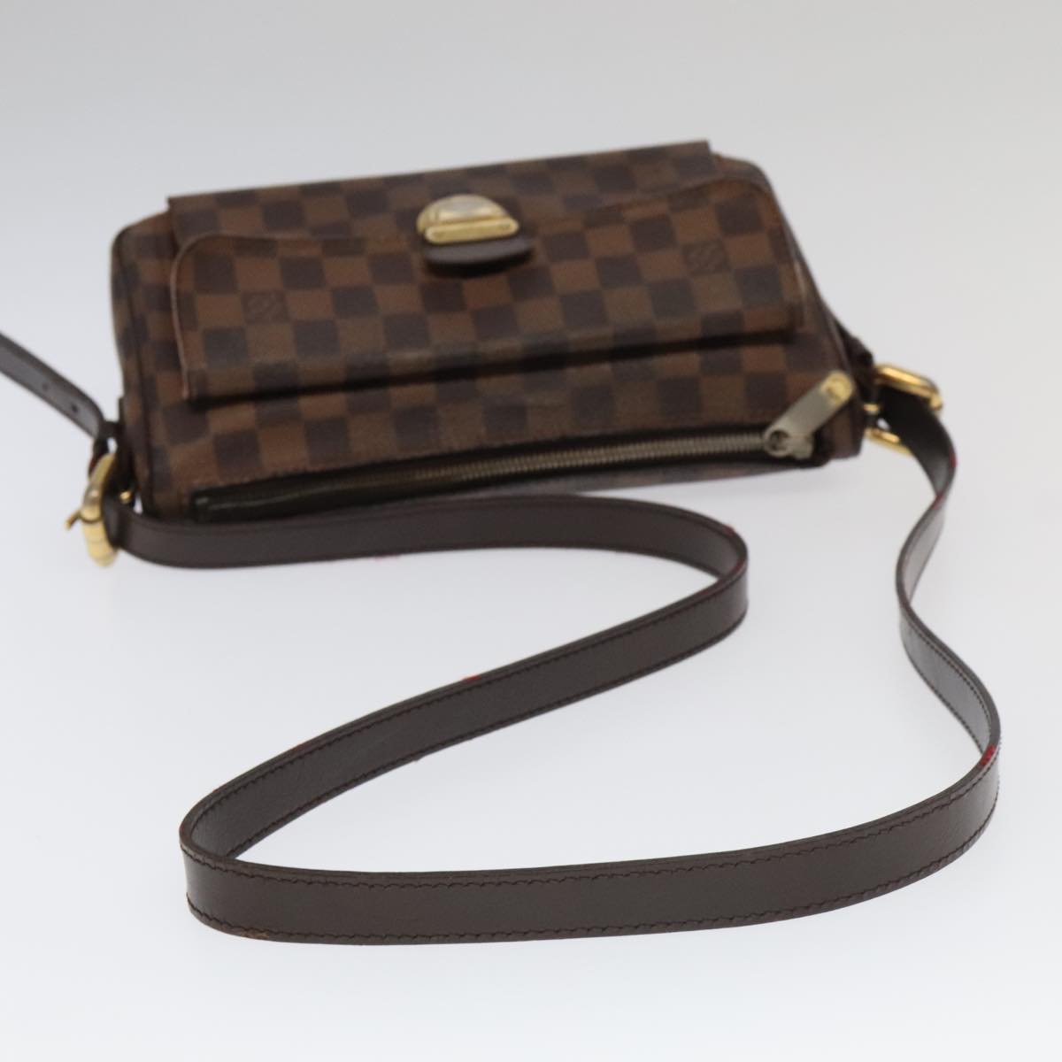 LOUIS VUITTON Damier Ebene Ravello GM Shoulder Bag N60006 LV Auth 94353