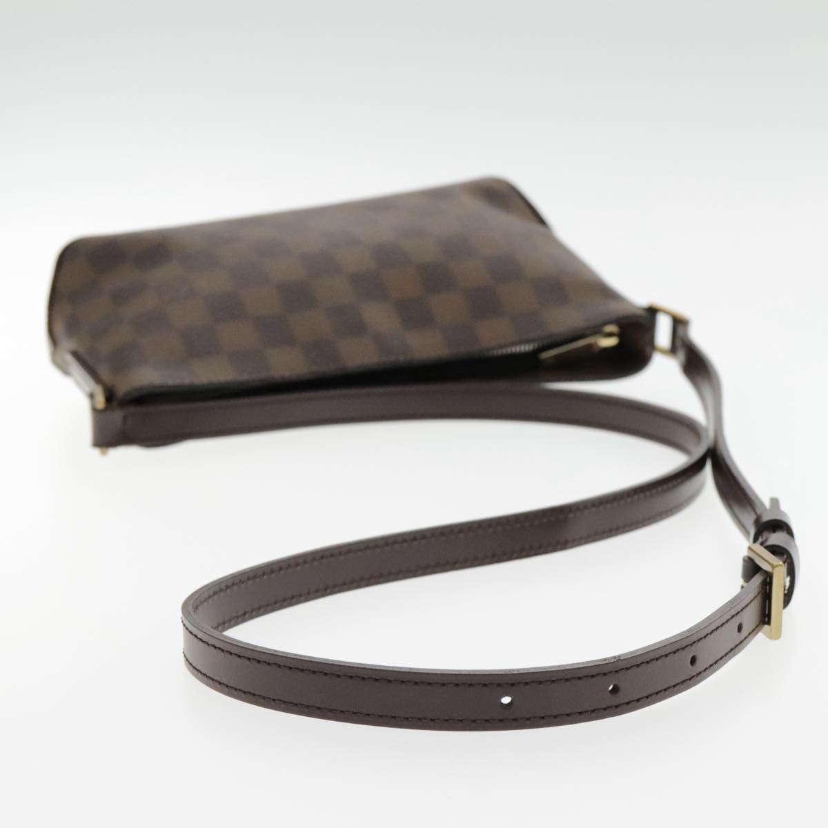 LOUIS VUITTON Damier Ebene Trotteur Shoulder Bag M51240 LV Auth 94354