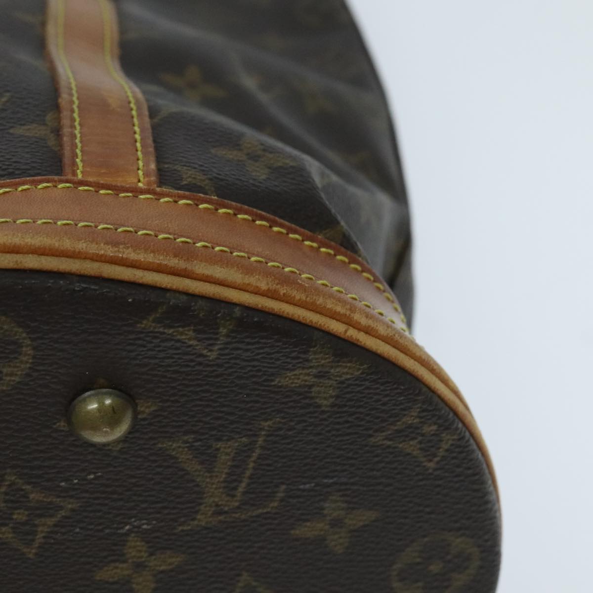 LOUIS VUITTON Monogram Bucket GM Shoulder Bag M42236 LV Auth 94358