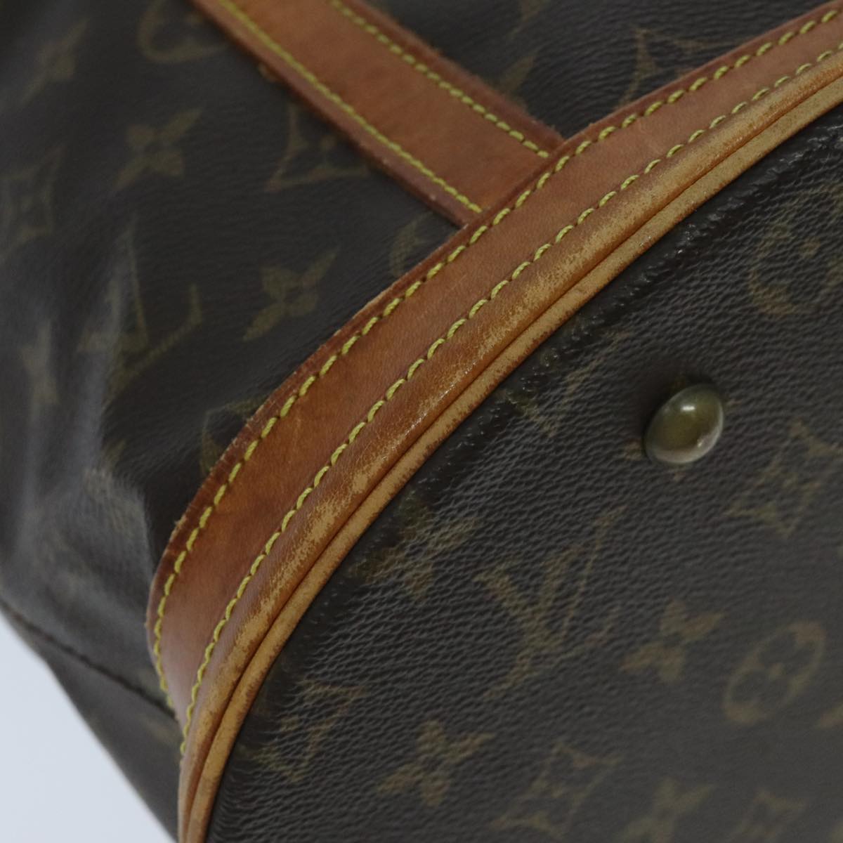 LOUIS VUITTON Monogram Bucket GM Shoulder Bag M42236 LV Auth 94358