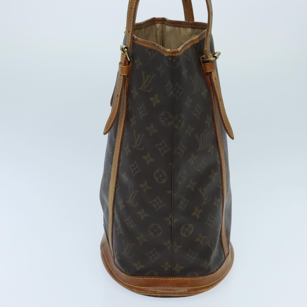 LOUIS VUITTON Monogram Bucket GM Shoulder Bag M42236 LV Auth 94358