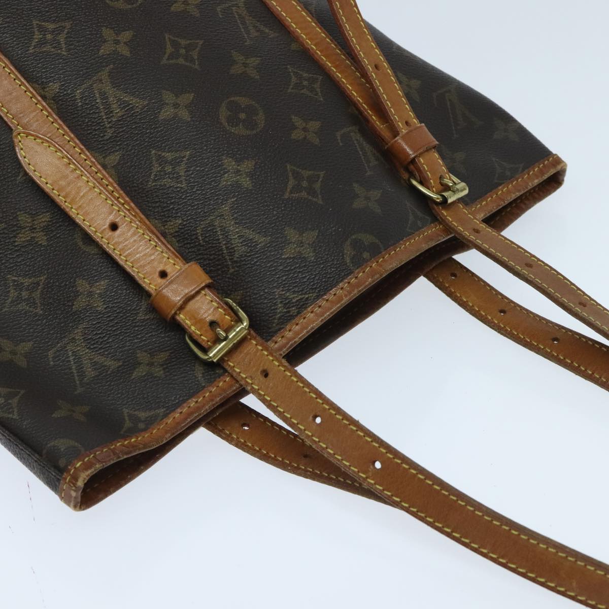 LOUIS VUITTON Monogram Bucket GM Shoulder Bag M42236 LV Auth 94358