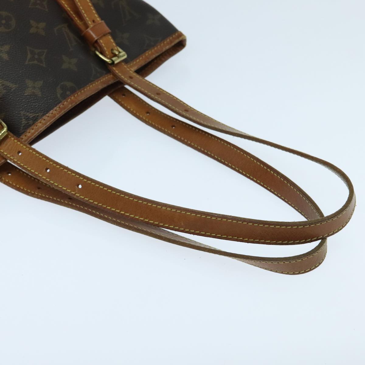 LOUIS VUITTON Monogram Bucket GM Shoulder Bag M42236 LV Auth 94358