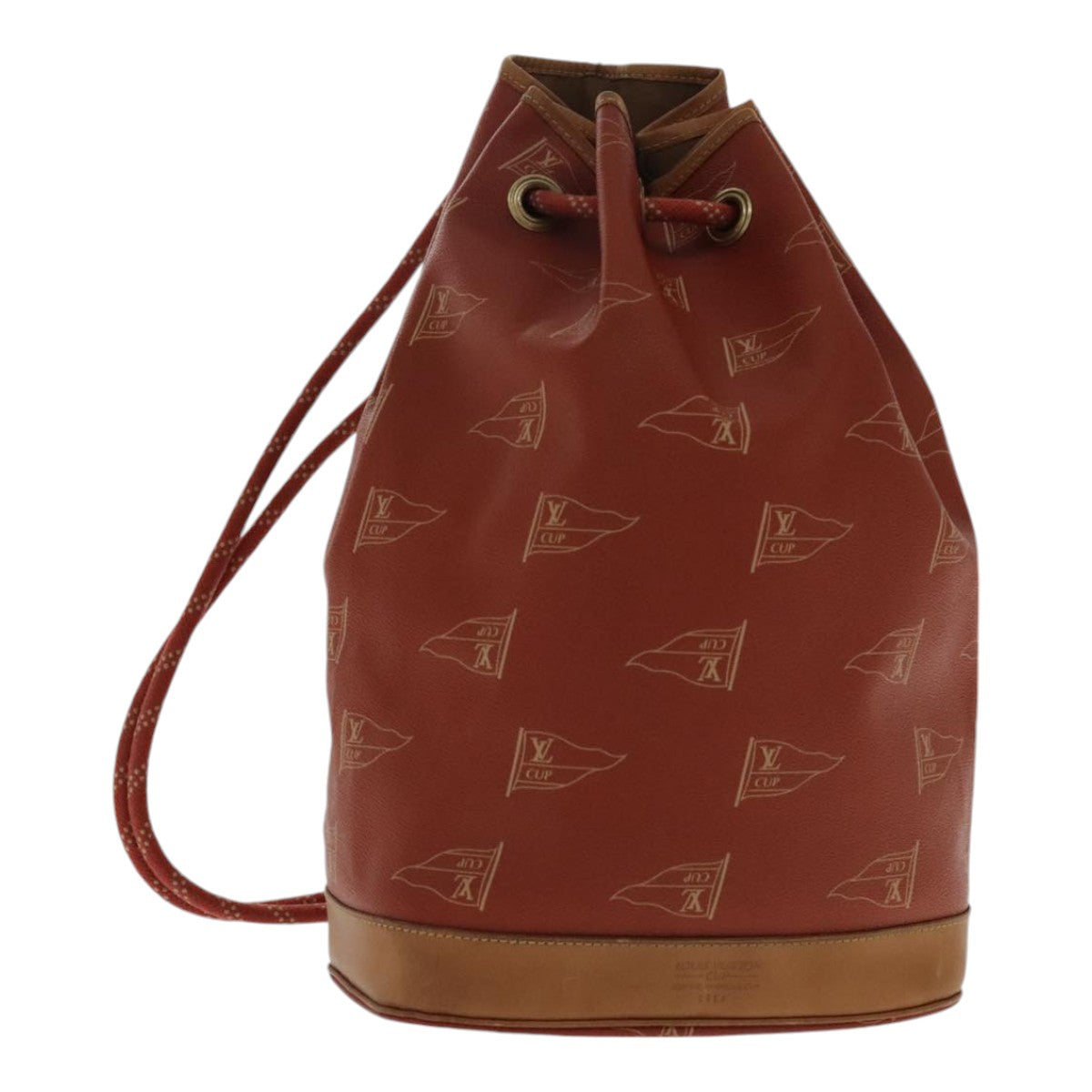 LOUIS VUITTON LV CUP Saint Tropez Shoulder Bag Red M80026 LV Auth 94376