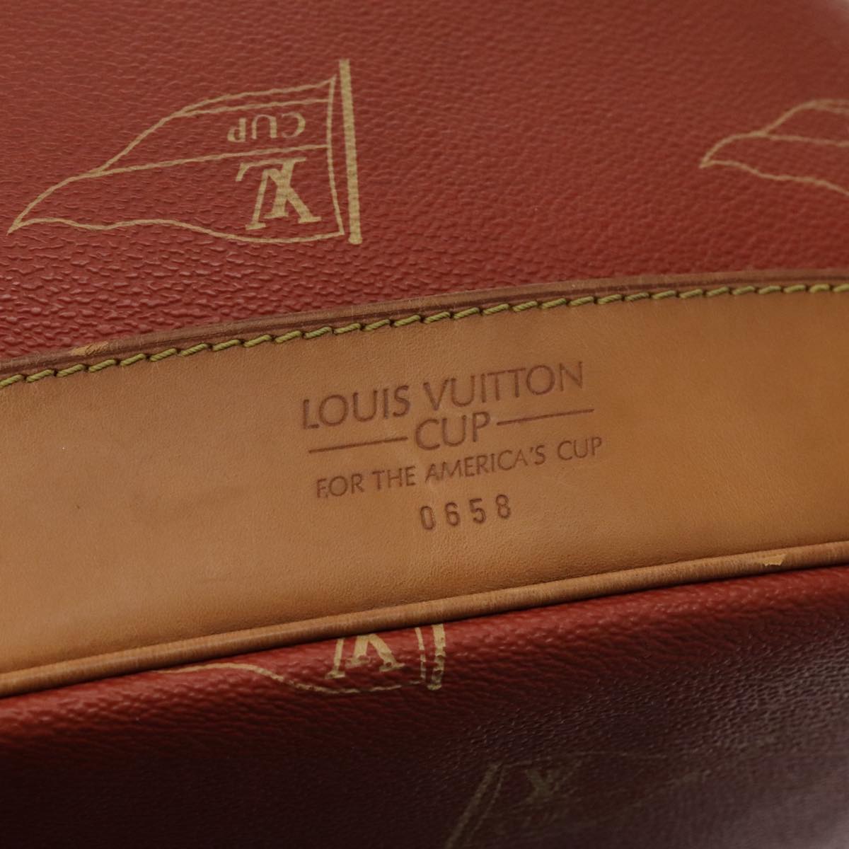 LOUIS VUITTON LV CUP Saint Tropez Shoulder Bag Red M80026 LV Auth 94376