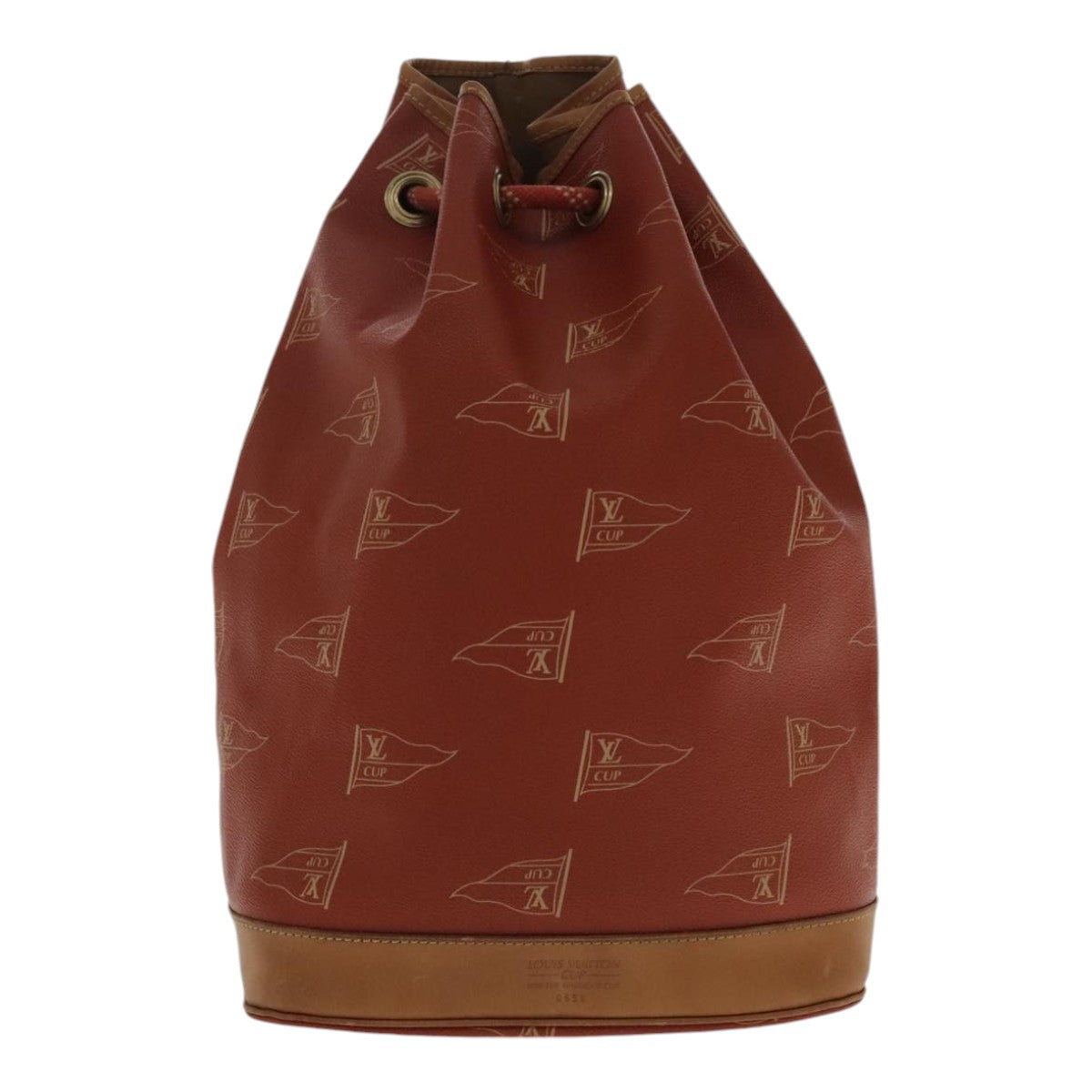 LOUIS VUITTON LV CUP Saint Tropez Shoulder Bag Red M80026 LV Auth 94376