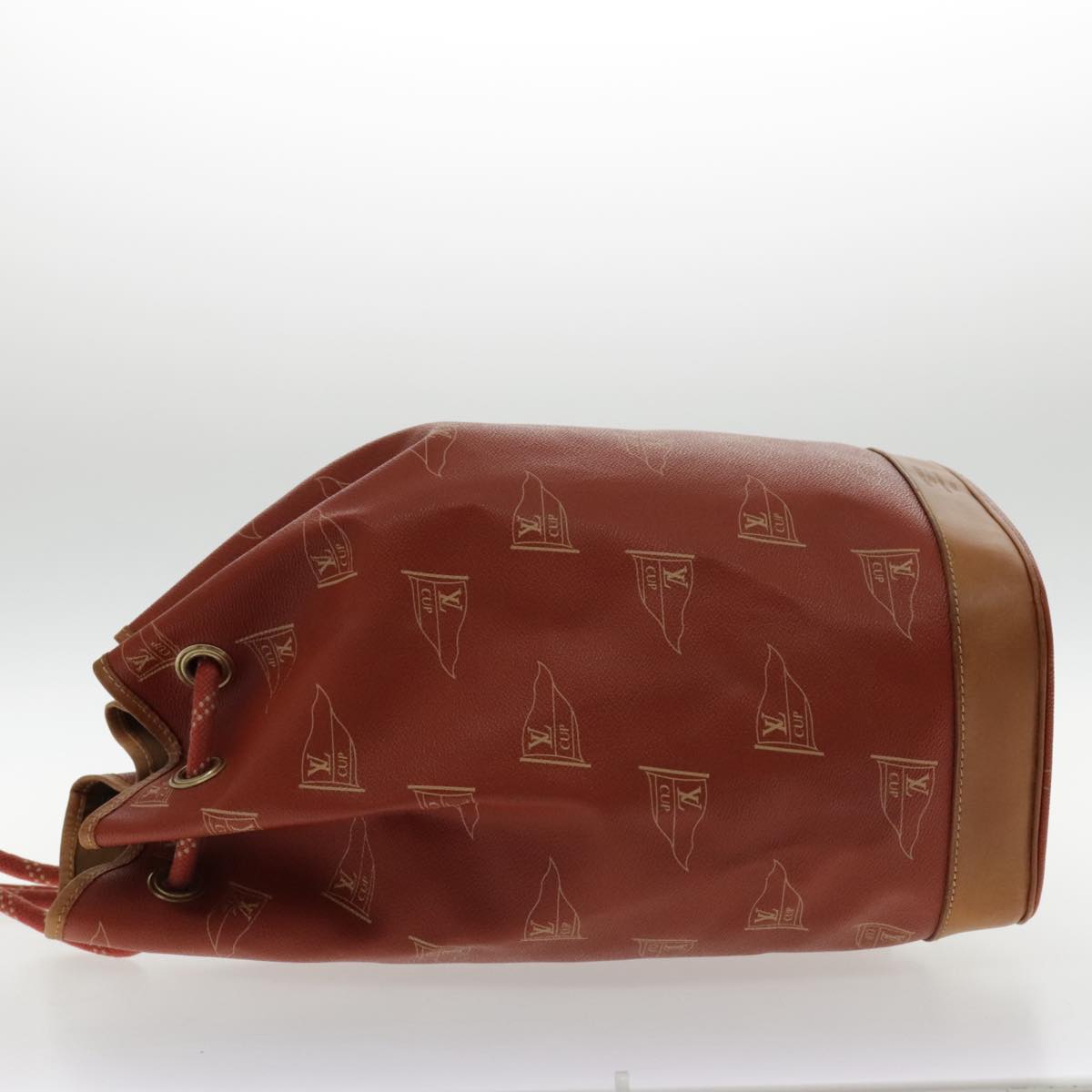 LOUIS VUITTON LV CUP Saint Tropez Shoulder Bag Red M80026 LV Auth 94376