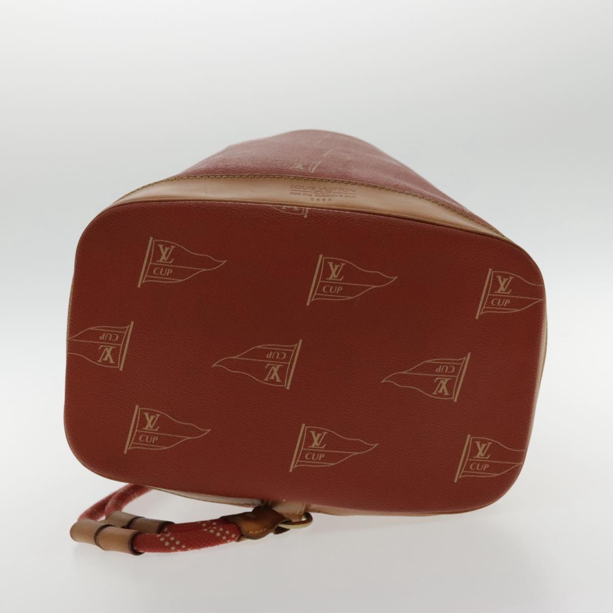 LOUIS VUITTON LV CUP Saint Tropez Shoulder Bag Red M80026 LV Auth 94376