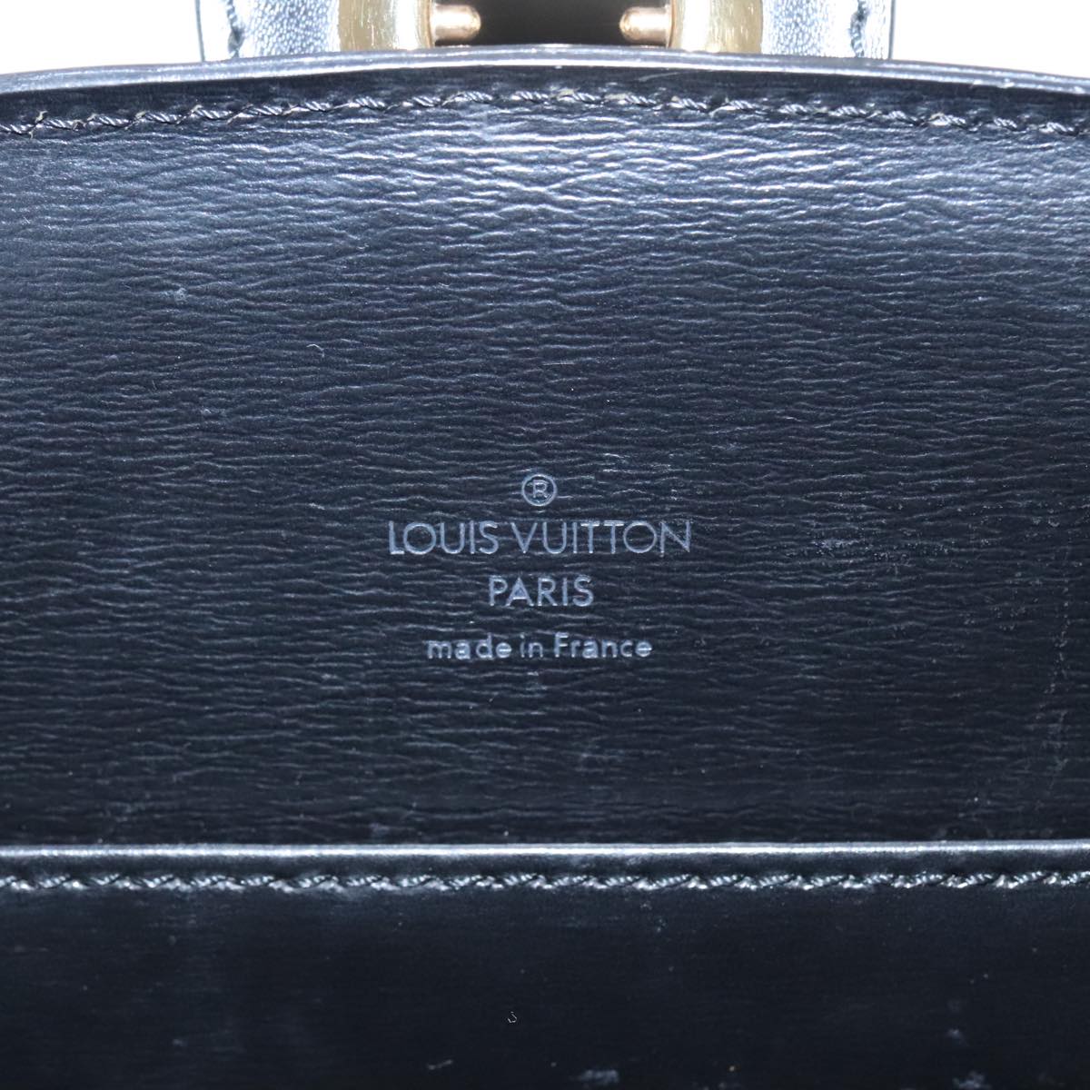 LOUIS VUITTON Epi Capuchin Shoulder Bag Black M52342 LV Auth 94381