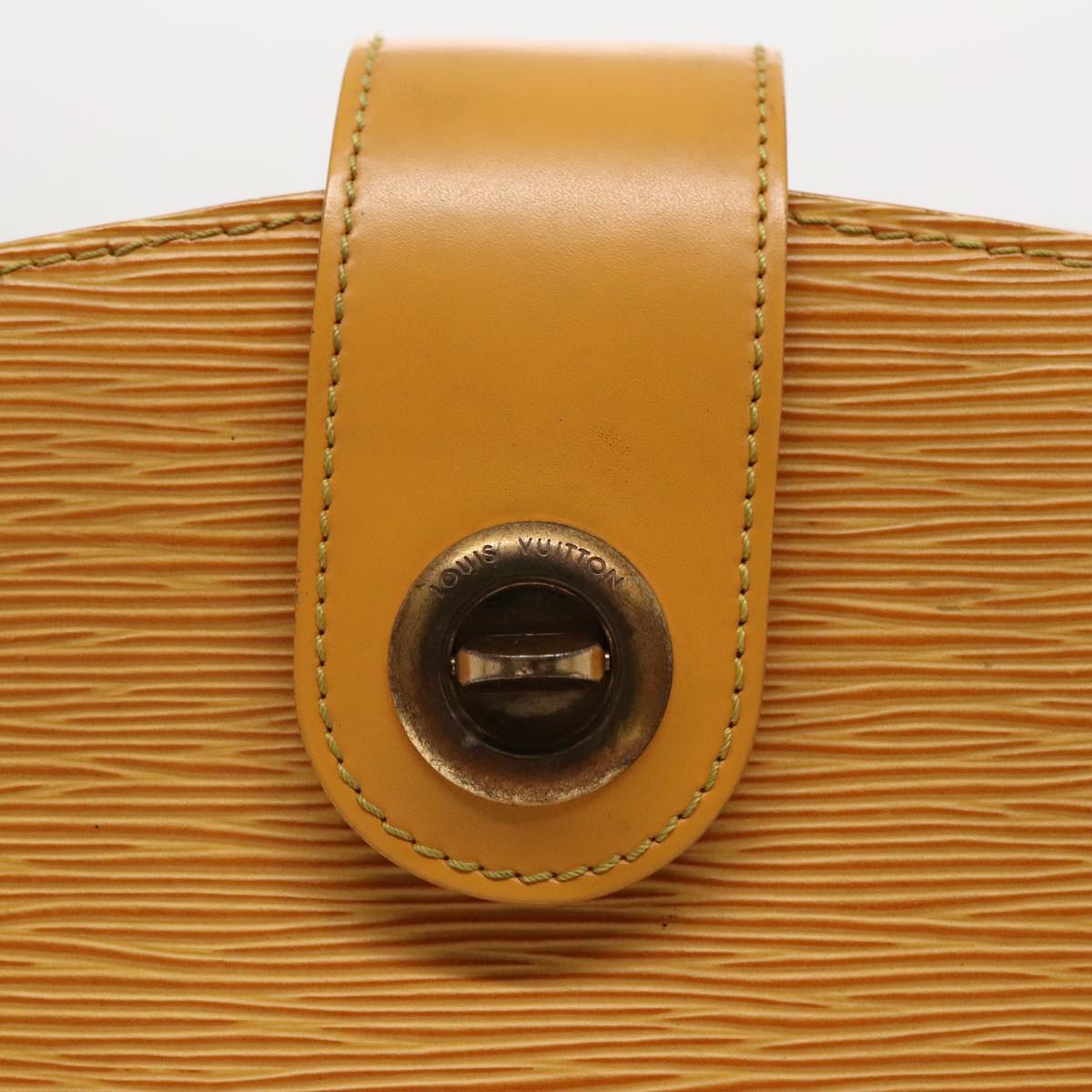 LOUIS VUITTON Epi Cluny Shoulder Bag Yellow M52259 LV Auth 94389