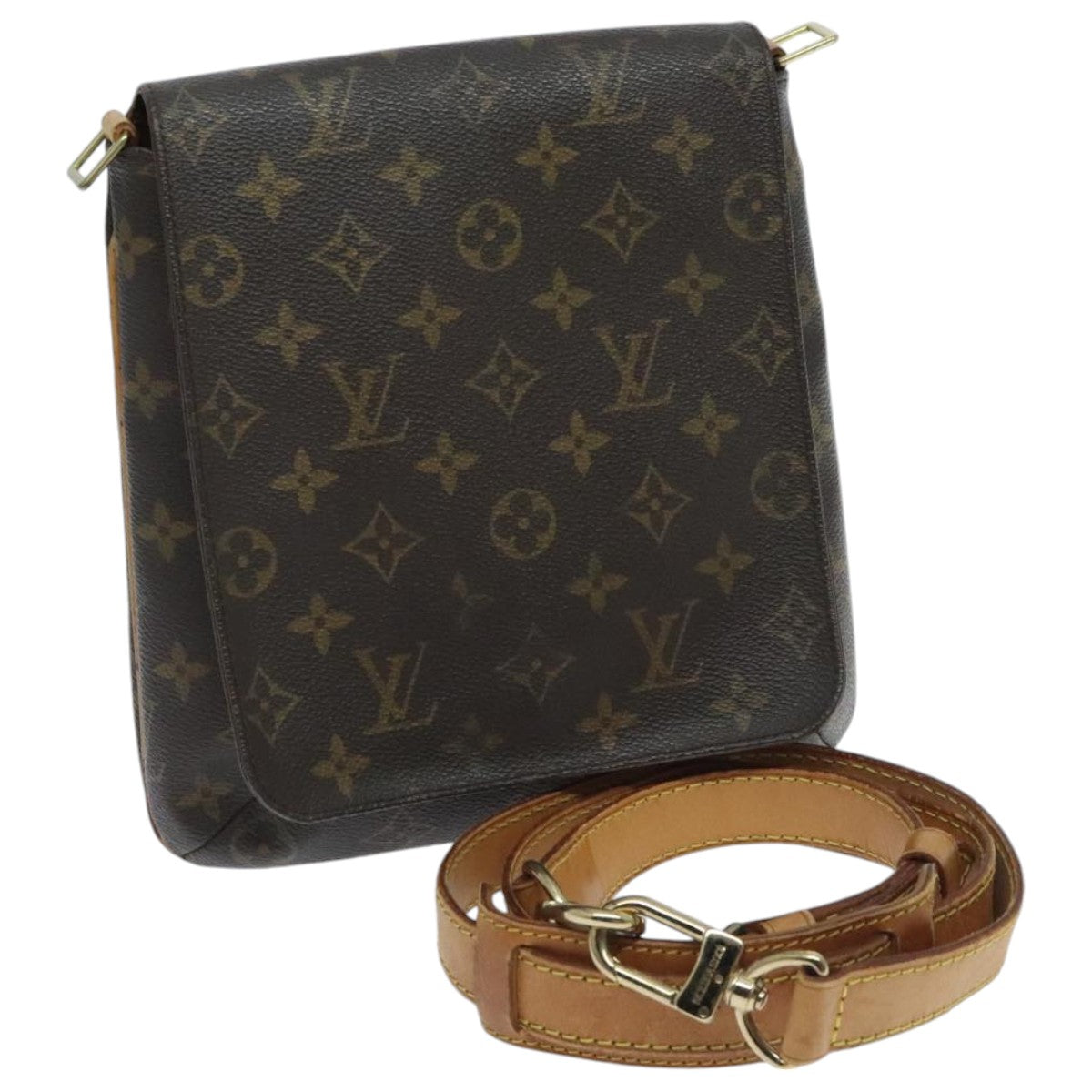 LOUIS VUITTON Monogram Musette Salsa Long Shoulder Bag M51387 LV Auth 94390